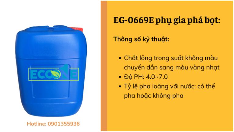 EG-0669E phụ gia phá bọt trong sản xuất giấy